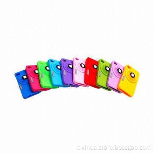 Silicone Case for iPhone 4/4S, with Earphones Holder, Dirt, Stain and Scratch Resistance